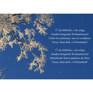 Weihnachtskarte „O du fröhliche